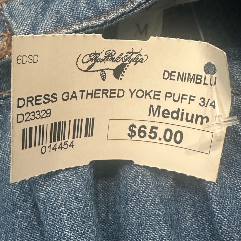 Enro Denim Dress - Picture 2 of 4